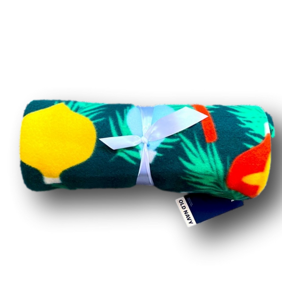 Christmas Ornaments Fleece Throw Blanket - Brand New - Picture 1 of 2